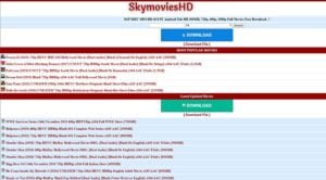 SkymoviesHD Latest Bollywood & Hollywood Movies 2020 Download