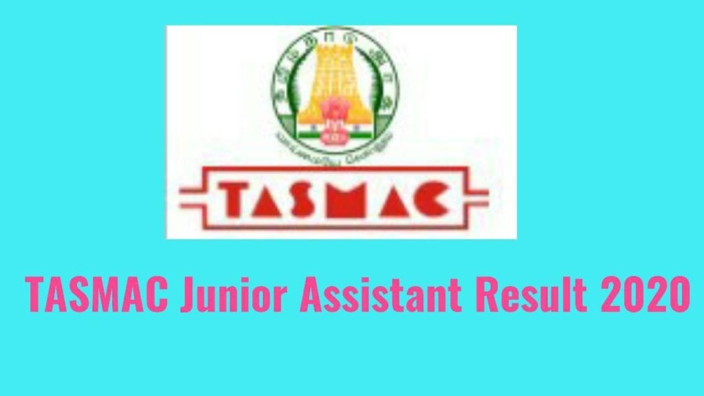 TASMAC Junior Assistant Result 2020