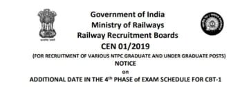 RRB NTPC Phase 4 Admit Card 2021