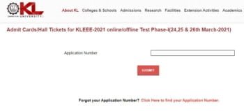 KLEEE 2021 Admit Card