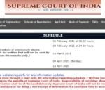 Supreme Court of India Law Clerk Admit Card 2021