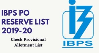 IBPS SO Reserve List 2021