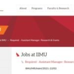 IIM Udaipur Recruitment 2021