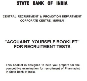 SBI Pharmacist Previous Year Papers
