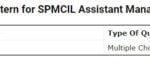 SPMCIL Assistant Manager Syllabus 2021