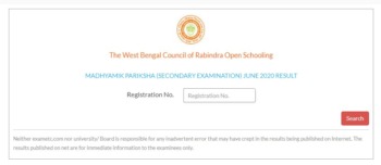 WBCROS Madhyamik Result 2021