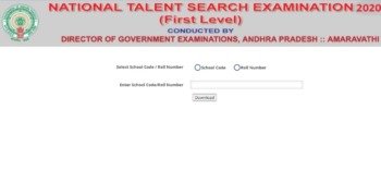 AP NTSE Result 2021