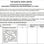 Nainital Bank Limited Recruitment 2021