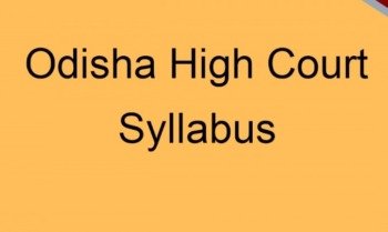 Orissa High Court Junior Stenographer Syllabus 2021