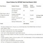 GPSSB Talati And Mantri Syllabus 2022