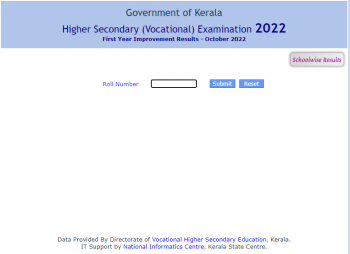 DHSE Kerala Plus Two Improvement Result 2022
