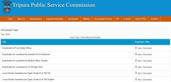 TPSC Veterinary Officer Previous Year Papers