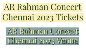 AR Rahman Concert Chennai 2023 ~ Tickets, Price, Dates, Venue - PuzzlesHuB