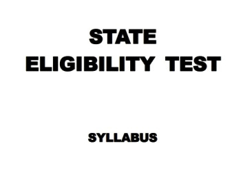 Kerala SET Syllabus 2023