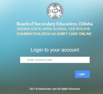 Odisha 10th Admit Card 2023