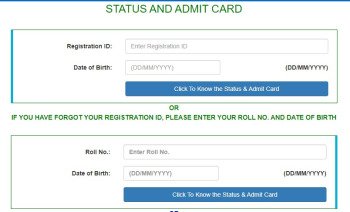 SSC CHSL 2021 DV Admit Card