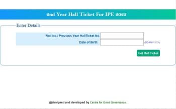 TS Inter 2nd Year Hall Tickets 2023