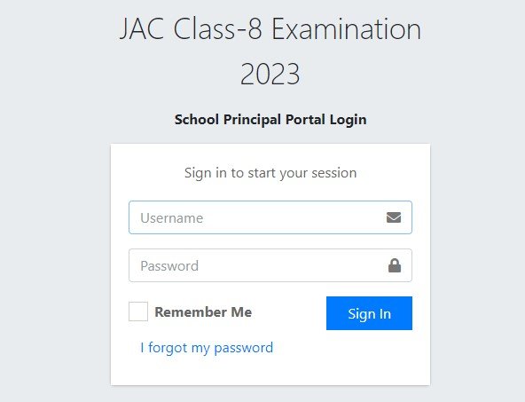 JAC 8th Admit Card 2023