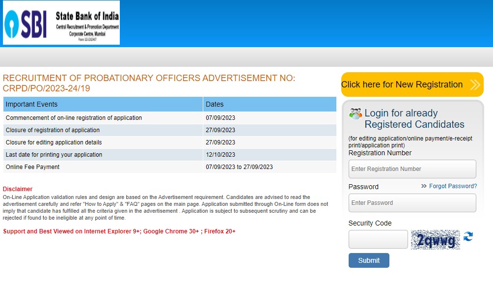 SBI PO Recruitment 2023